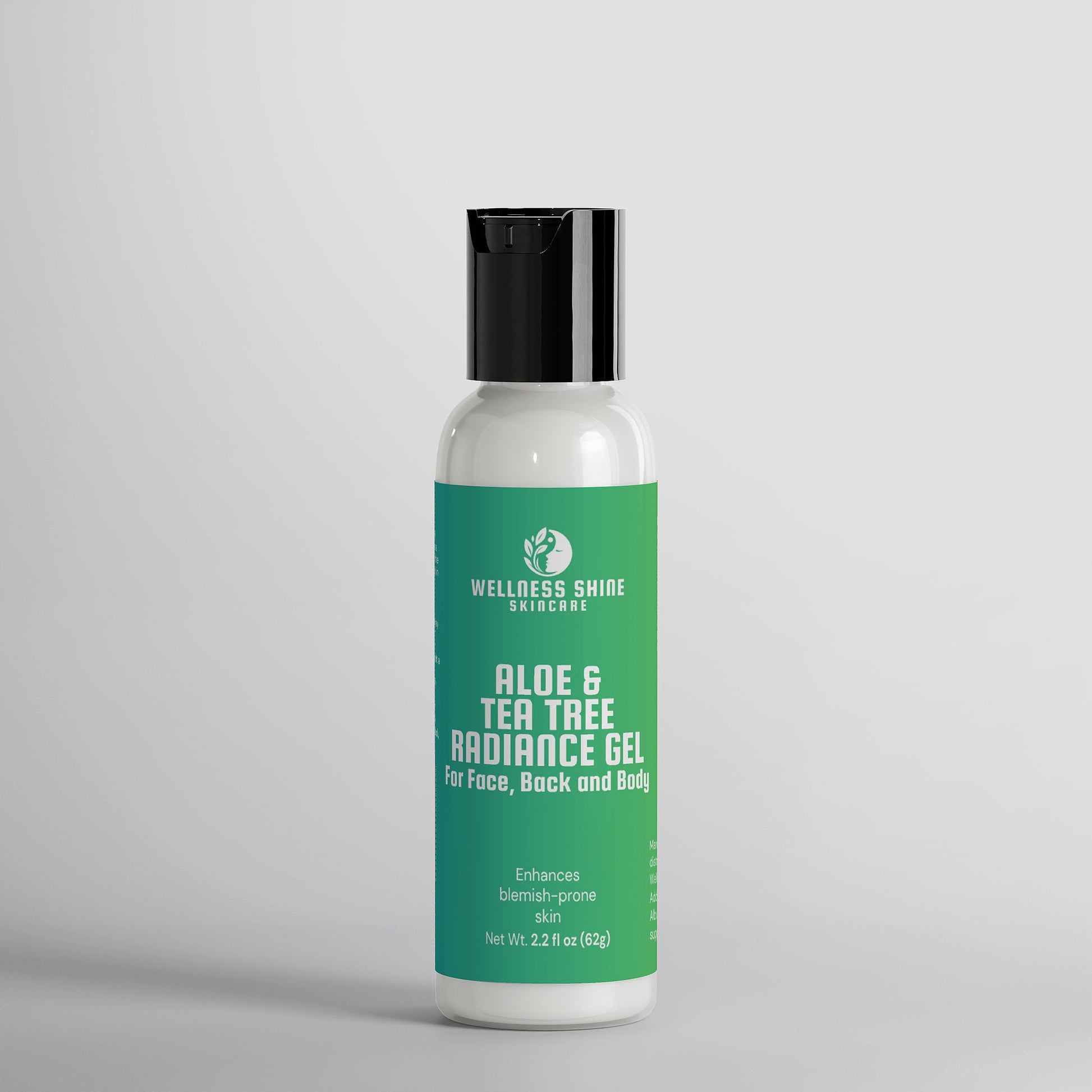 Aloe & Tea Tree Radiance Gel - Moisturizing, Soothing and Hydrating Skincare by Wellness Shine - Wellness Shine