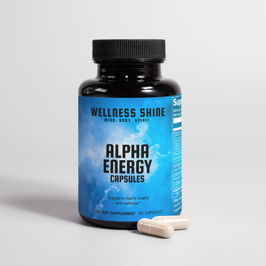 Alpha Energy – Men's Vitality Supplement by Wellness Shine - Wellness Shine