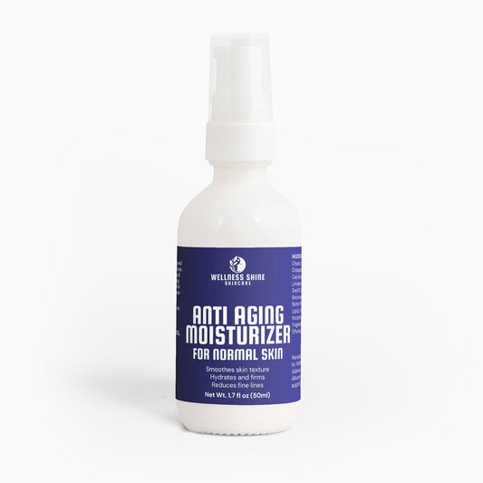 Anti Aging Moisturizer for Normal Skin - Hydrating, Elasticity and Moisturizing Skin Care by Wellness Shine - Wellness Shine
