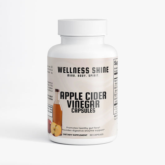 Apple Cider Vinegar Capsules – Metabolism & Gut Health Support by Wellness Shine - Wellness Shine