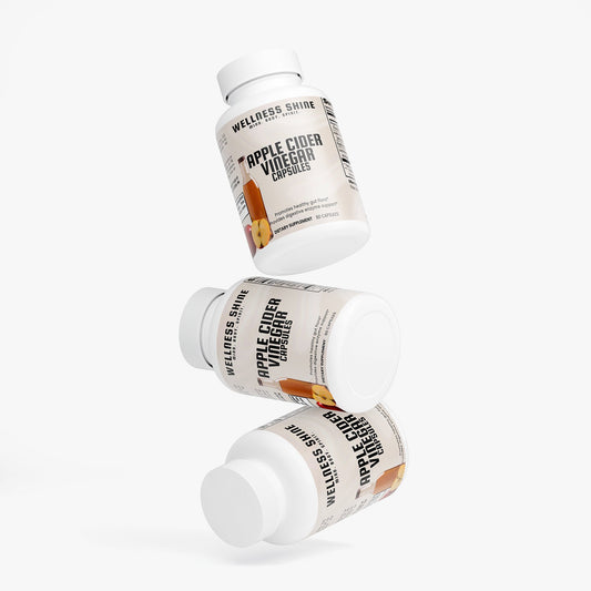 Apple Cider Vinegar Capsules by Wellness Shine – back label