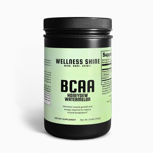 BCAA Post Workout Powder (Honeydew/Watermelon) - Muscle Growth Supplement | Wellness Shine - Wellness Shine