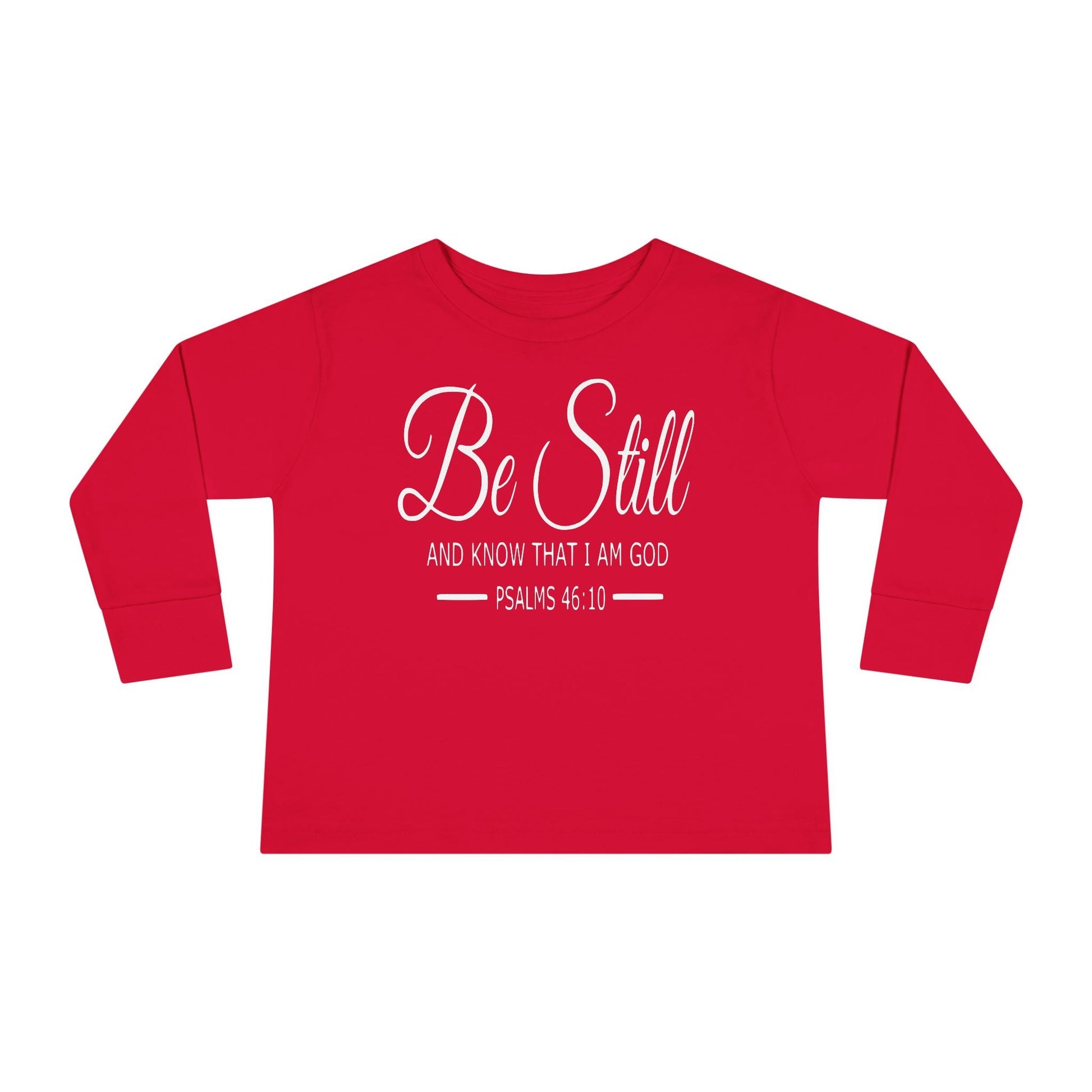 Be Still Toddler Long Sleeve Tee - Wellness Shine