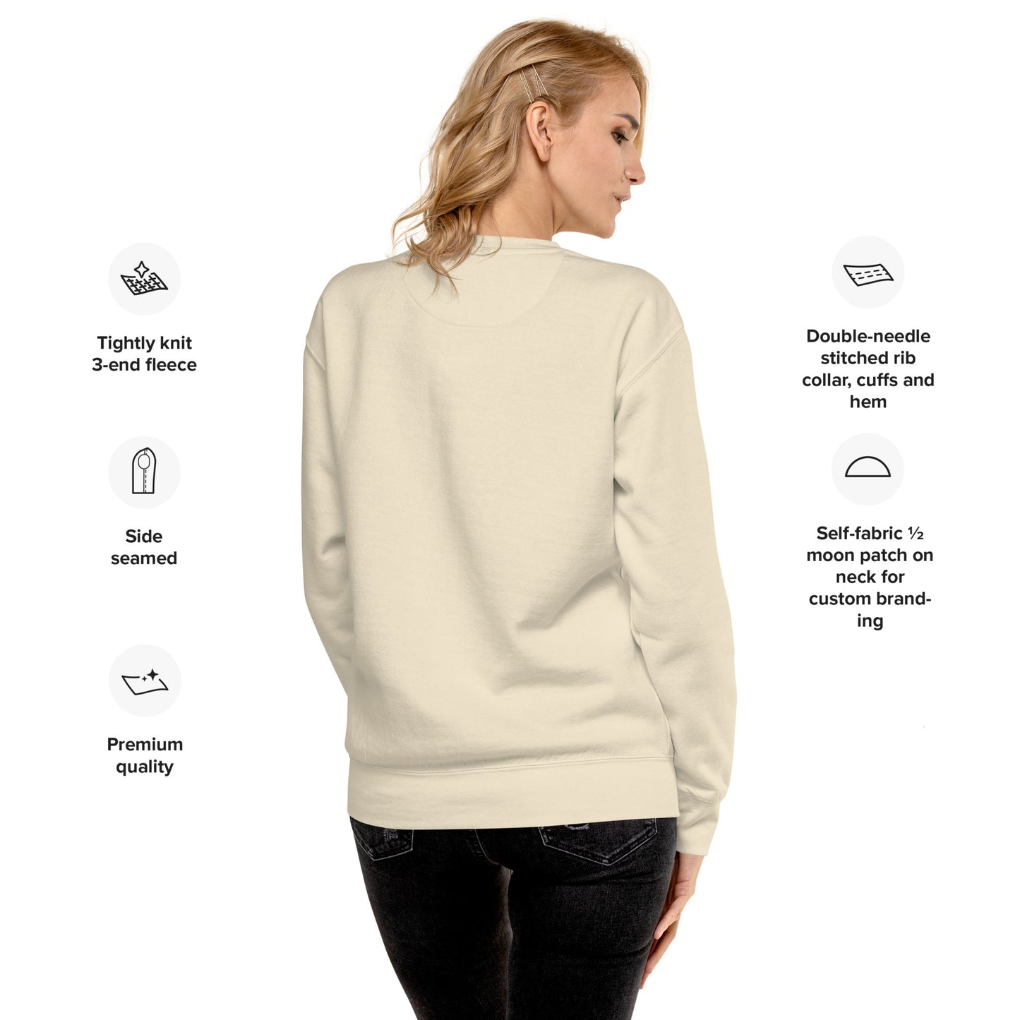 Be Still Unisex Premium Sweatshirt - Faith Based Apparel - Wellness Shine - Wellness Shine