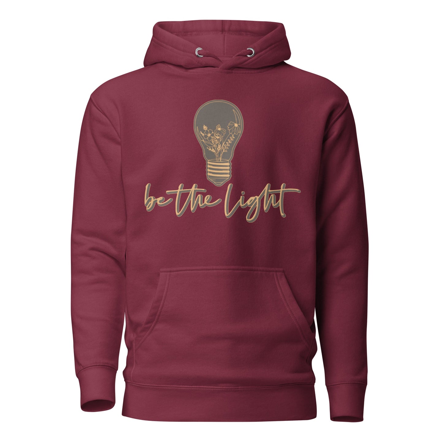 Be The Light Unisex Hoodie - Faith Based Apparel - Wellness Shine - Wellness Shine
