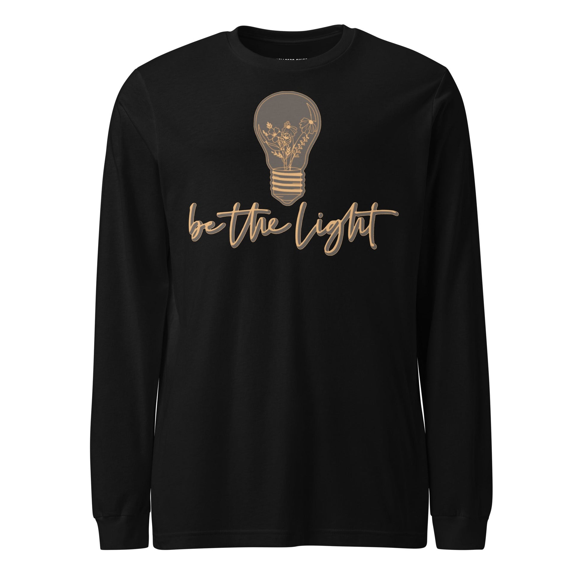 Be The Light Unisex Long Sleeve Tee - Faith Based Apparel - Wellness Shine - Wellness Shine