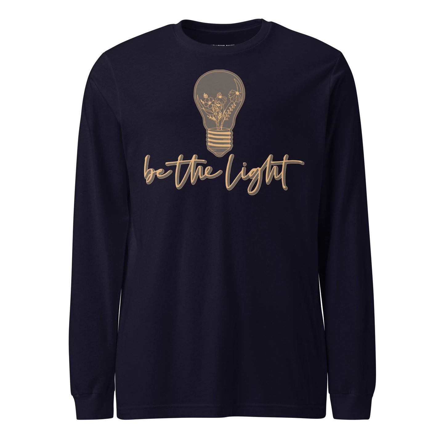Be The Light Unisex Long Sleeve Tee - Faith Based Apparel - Wellness Shine - Wellness Shine