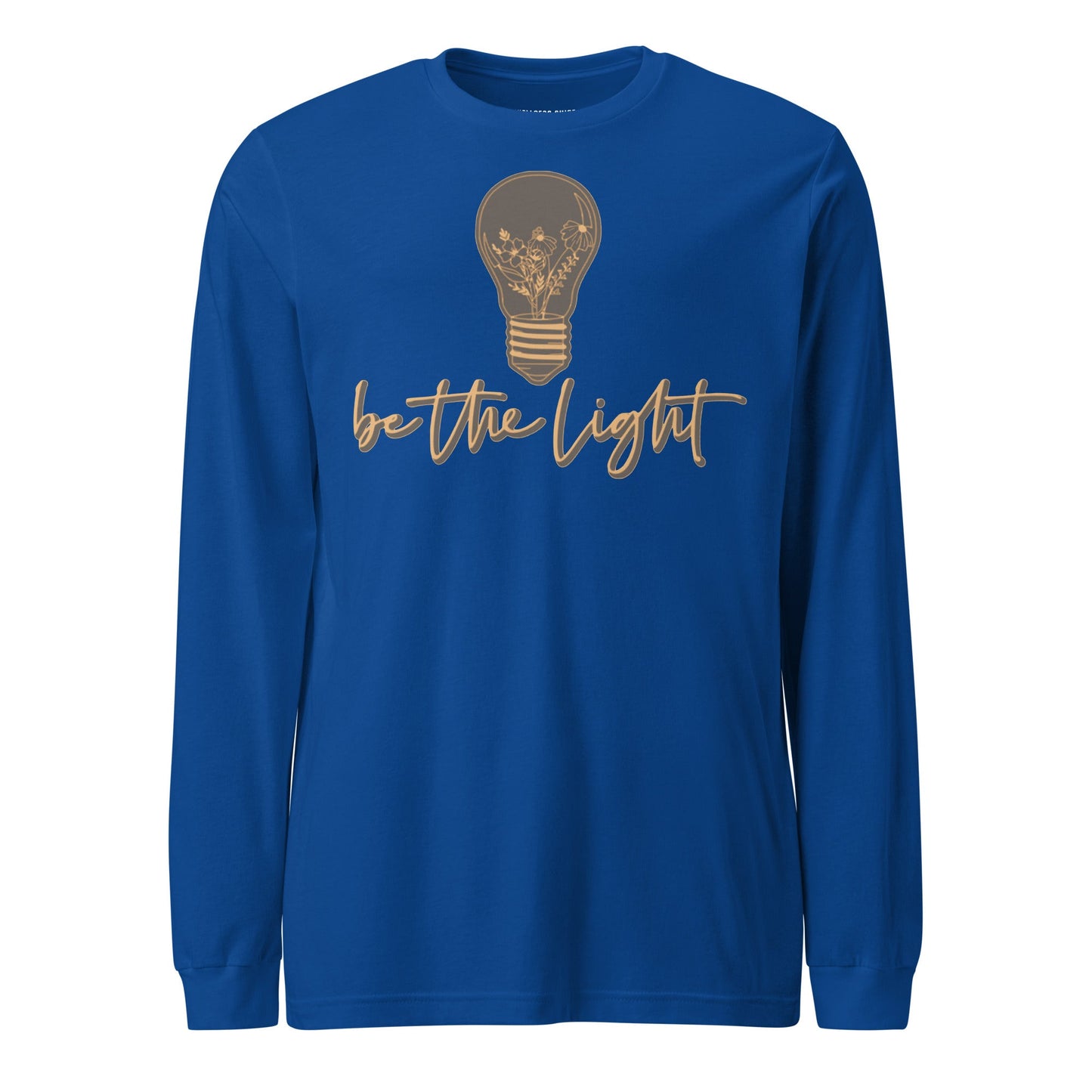 Be The Light Unisex Long Sleeve Tee - Faith Based Apparel - Wellness Shine - Wellness Shine