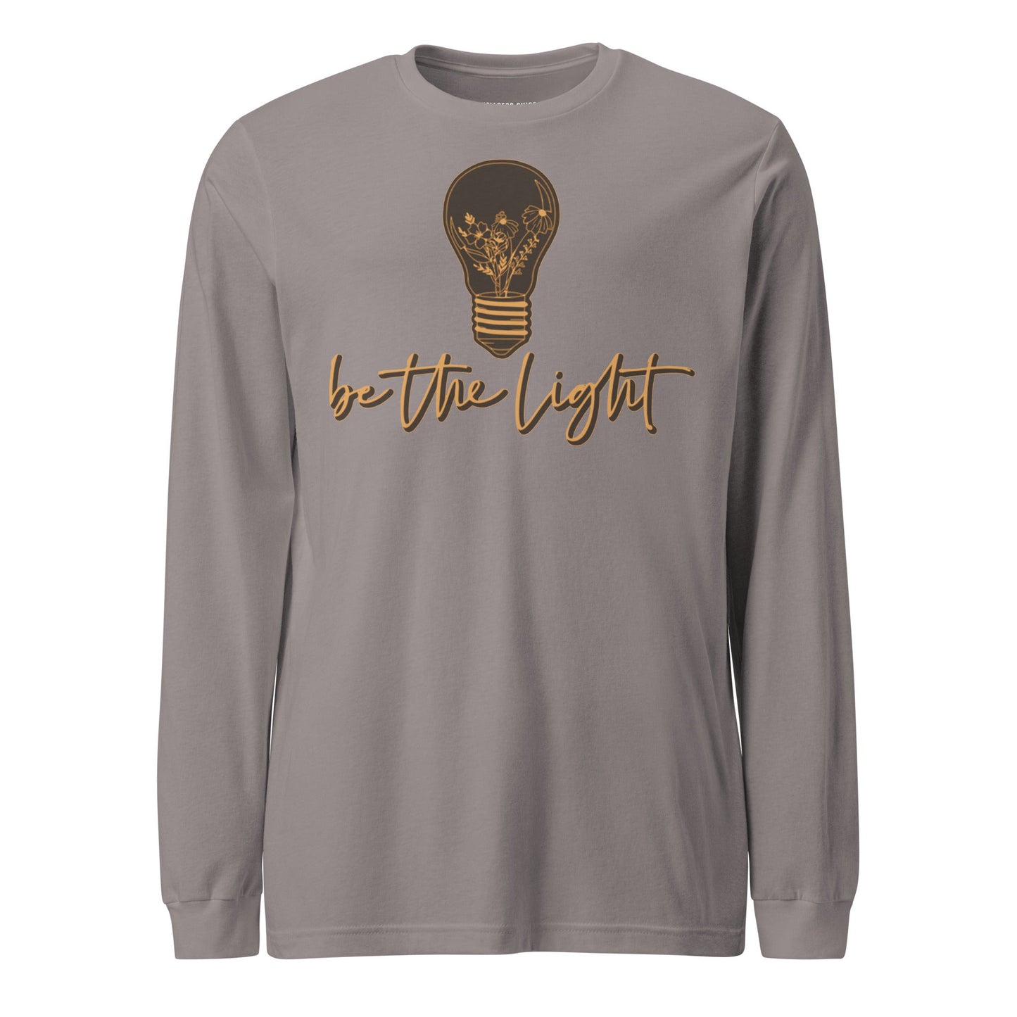 Be The Light Unisex Long Sleeve Tee - Faith Based Apparel - Wellness Shine - Wellness Shine