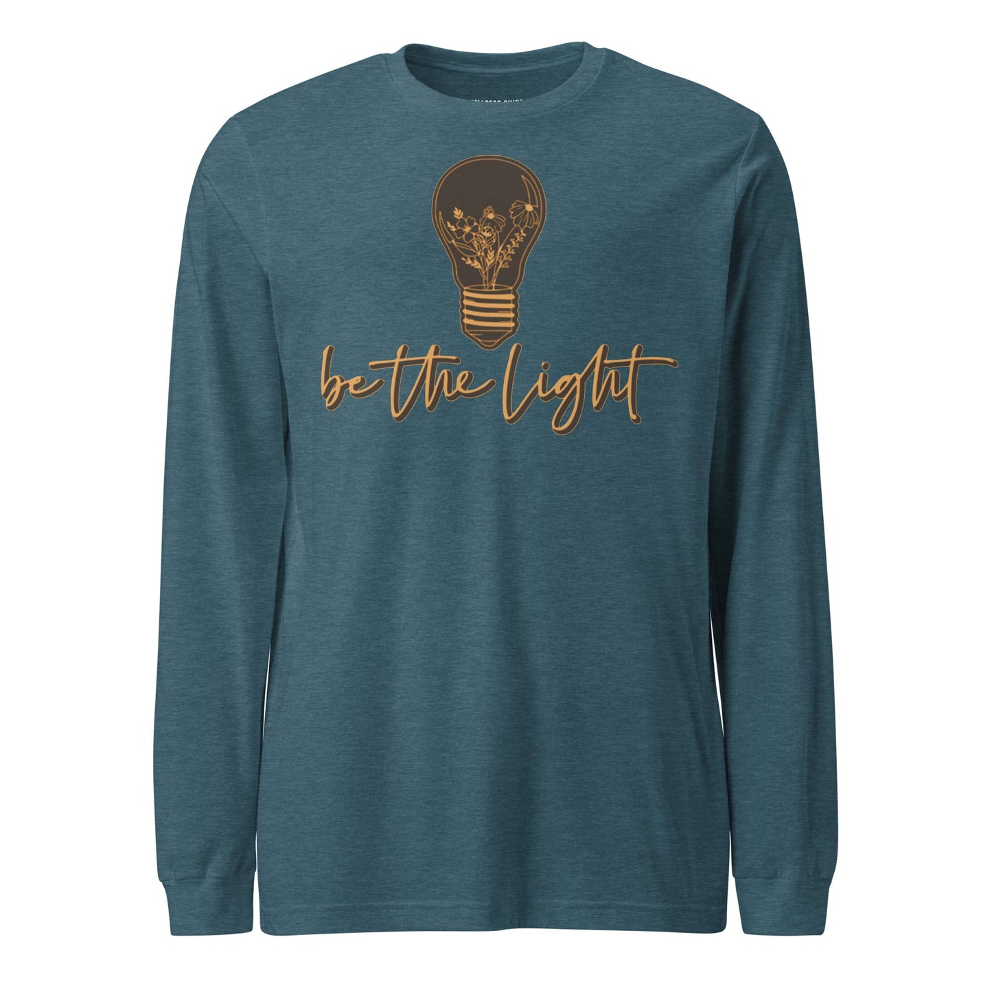 Be The Light Unisex Long Sleeve Tee - Faith Based Apparel - Wellness Shine - Wellness Shine