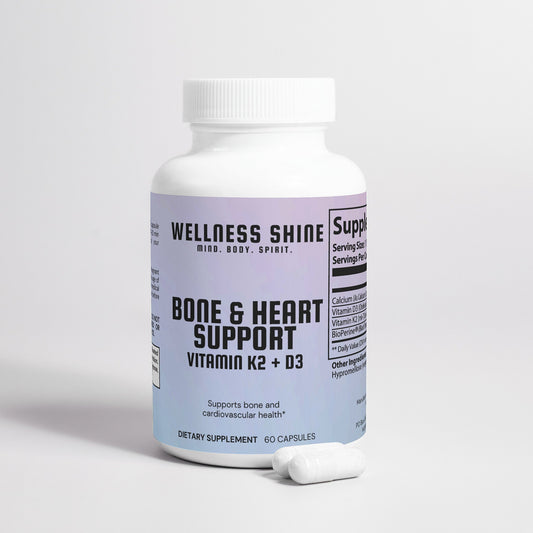 Bone & Heart Support – Bone Density & Cardiovascular Health Supplement by Wellness Shine - Wellness Shine