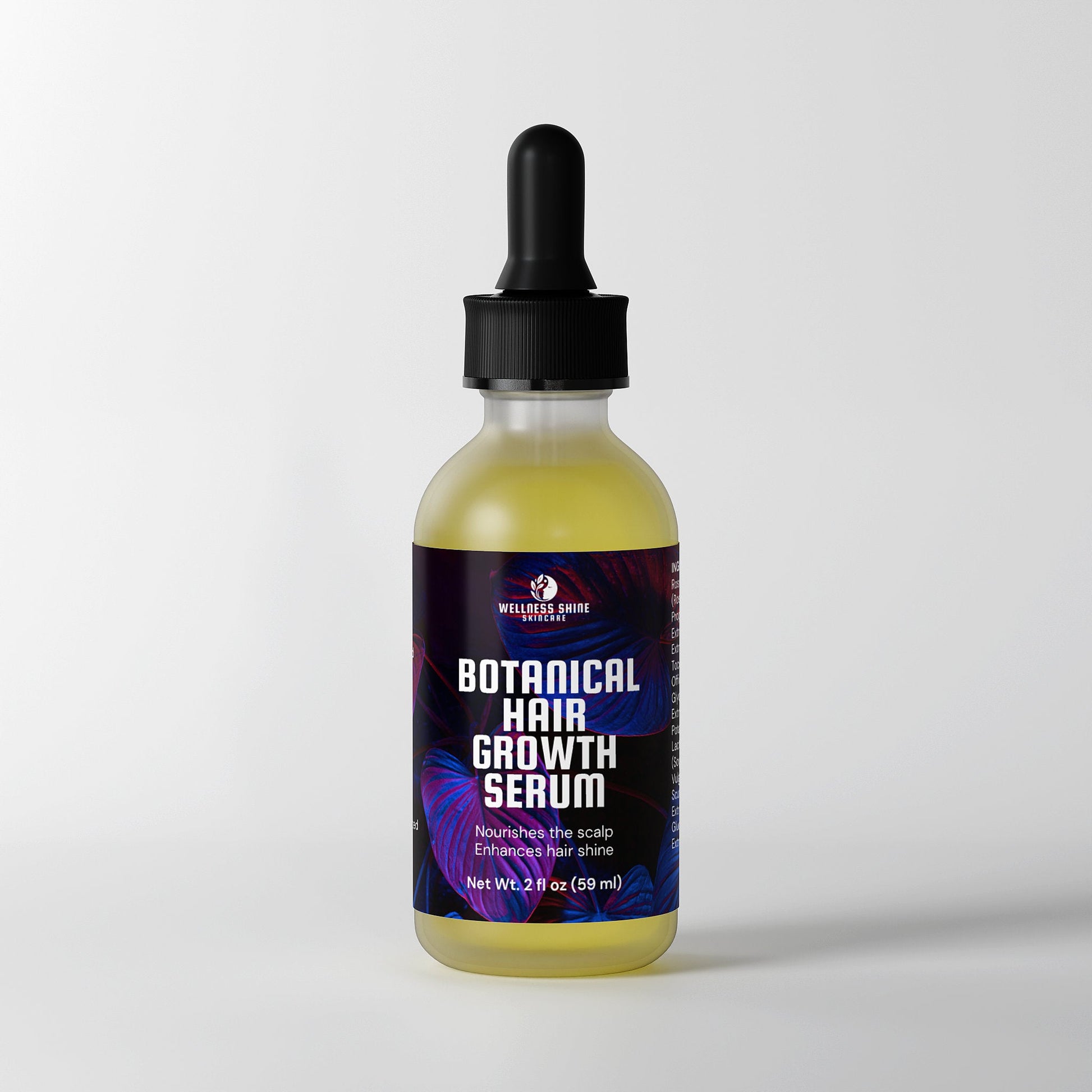 Botanical Hair Growth Serum - Scalp Nourishing and Hair Shining Hair Care by Wellness Shine - Wellness Shine