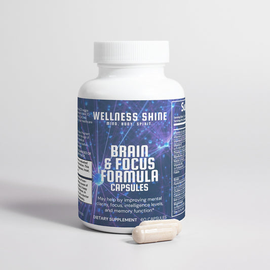 Brain & Focus Formula – Memory Function Supplement by Wellness Shine - Wellness Shine
