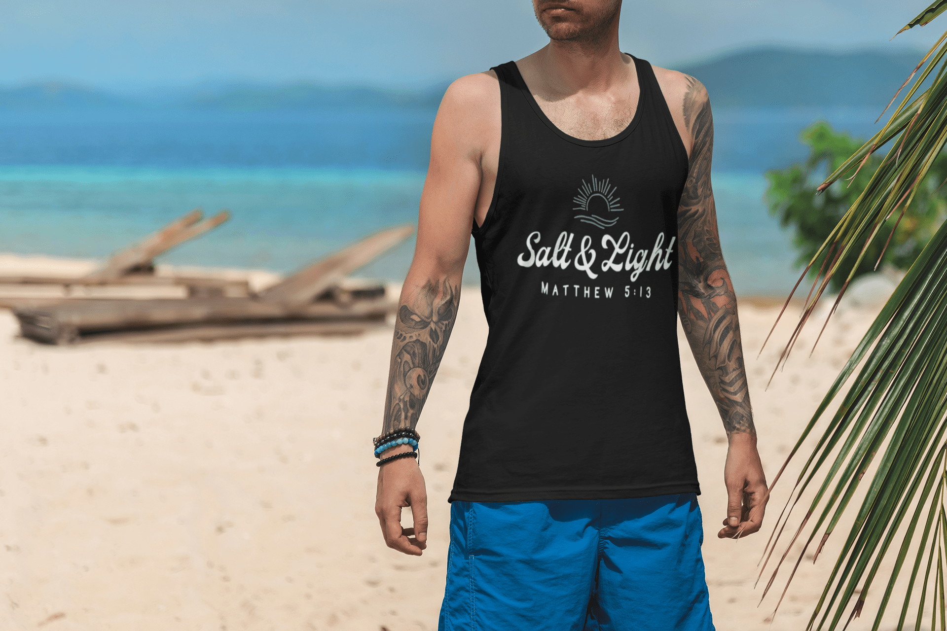 Christian Apparel Salt & Light Unisex Tank - Wellness Shine