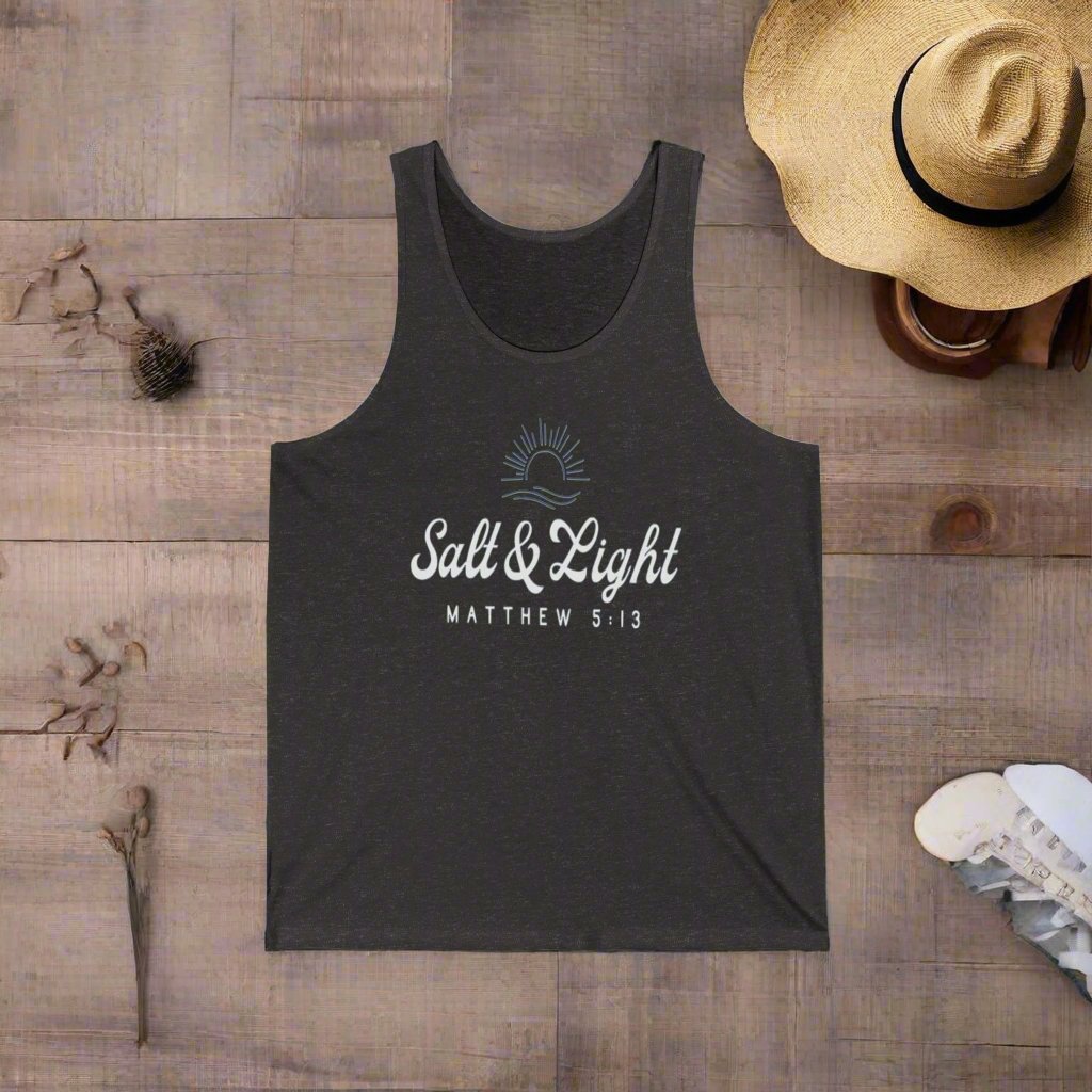 Christian Apparel Salt & Light Unisex Tank - Wellness Shine