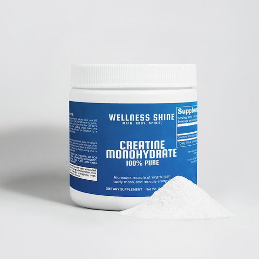 Creatine Monohydrate – 250g (50 Servings) by Wellness Shine - Wellness Shine
