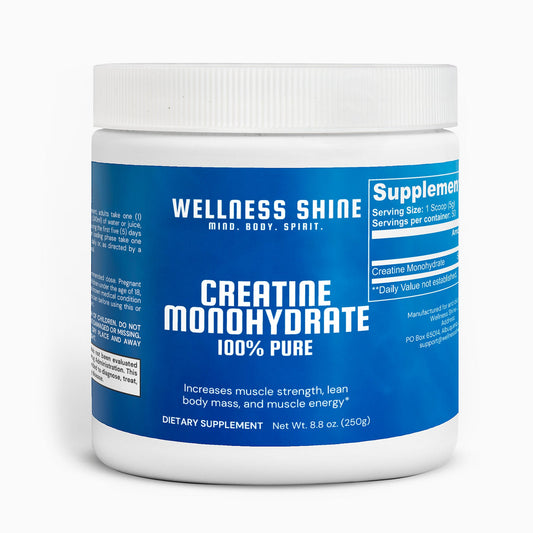 Creatine Monohydrate - Muscle Energy Supplement | Wellness Shine - Wellness Shine