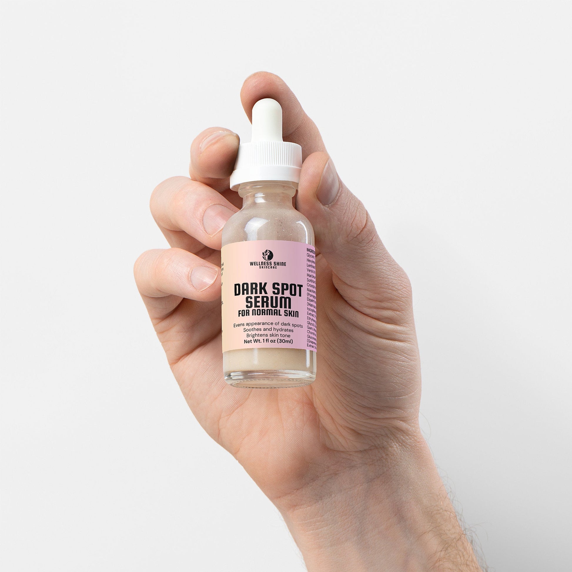 Dark Spot Serum for Normal Skin - Brightening, Hydrating and Soothing Skincare by Wellness Shine - Wellness Shine