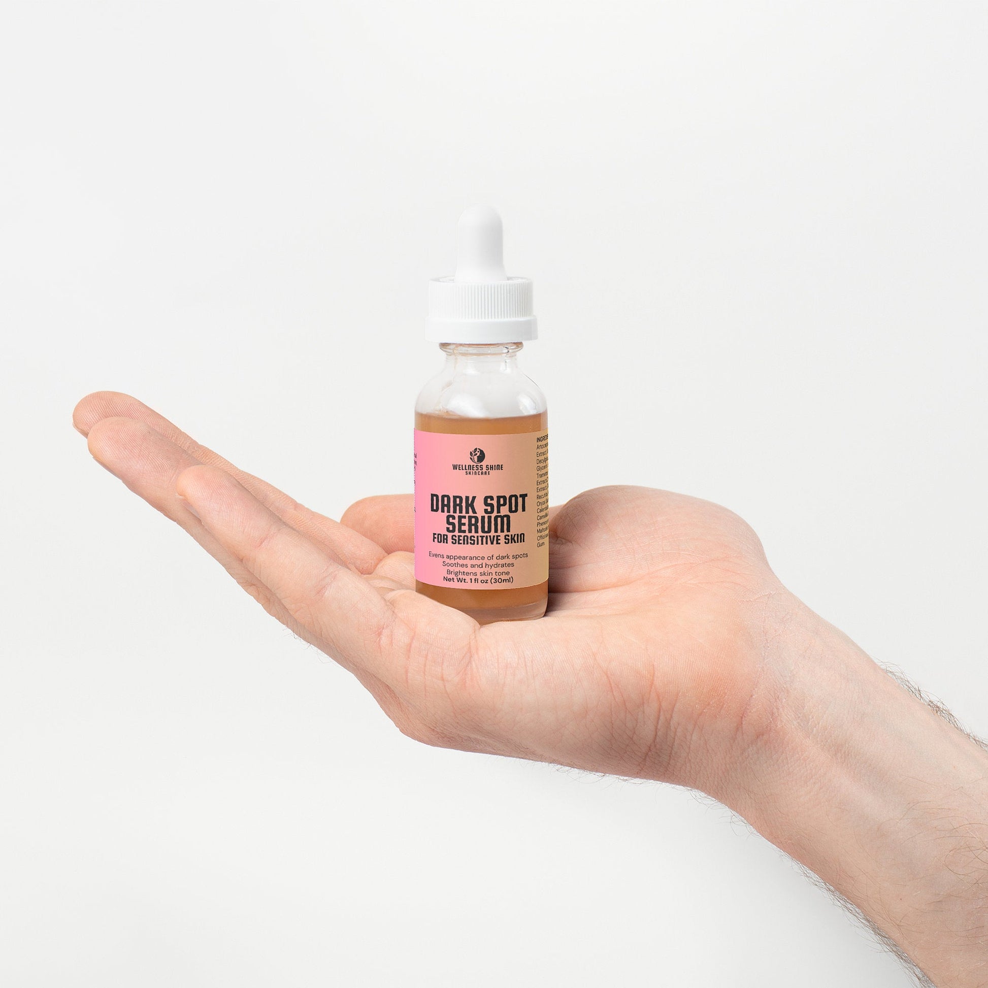 Dark Spot Serum for Sensitive Skin - Brightening, Hydrating and Soothing Skincare by Wellness Shine - Wellness Shine