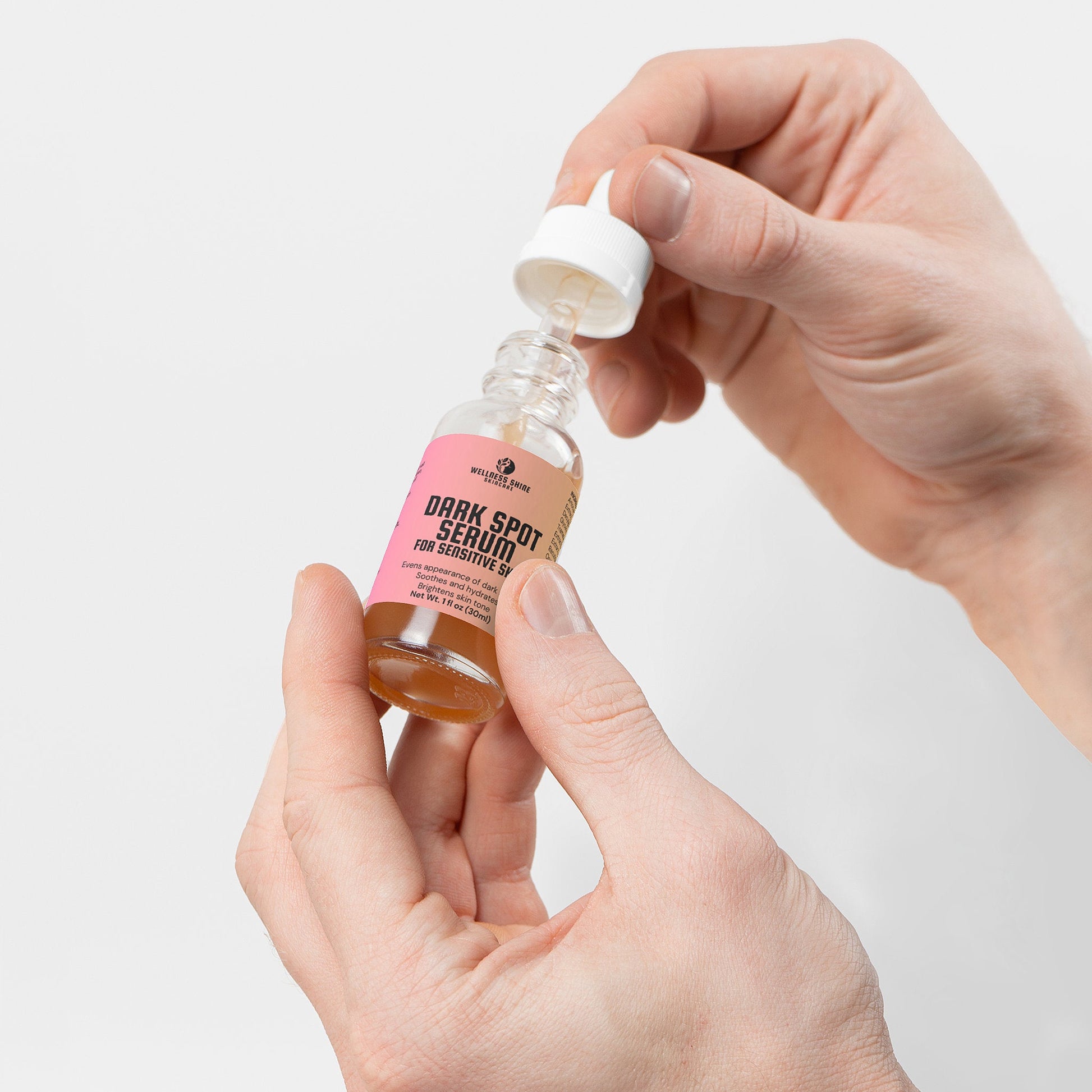 Dark Spot Serum for Sensitive Skin - Brightening, Hydrating and Soothing Skincare by Wellness Shine - Wellness Shine