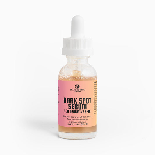 Dark Spot Serum for Sensitive Skin - Brightening, Hydrating and Soothing Skincare by Wellness Shine - Wellness Shine
