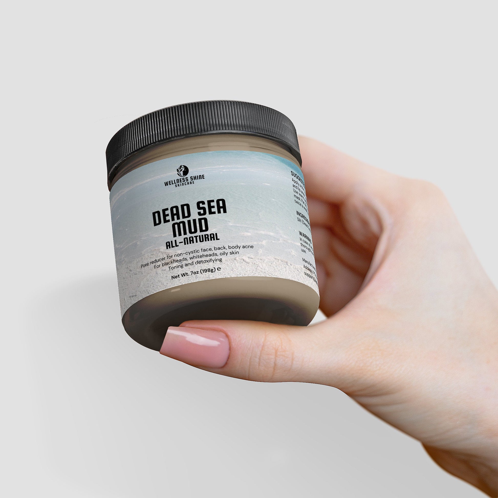 Dead Sea Mud - Anti - Aging, Cleansing and Pore Refining Skincare by Wellness Shine - Wellness Shine