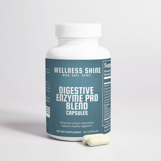 Digestive Enzyme Pro Blend – Digestive Health Supplement by Wellness Shine - Wellness Shine