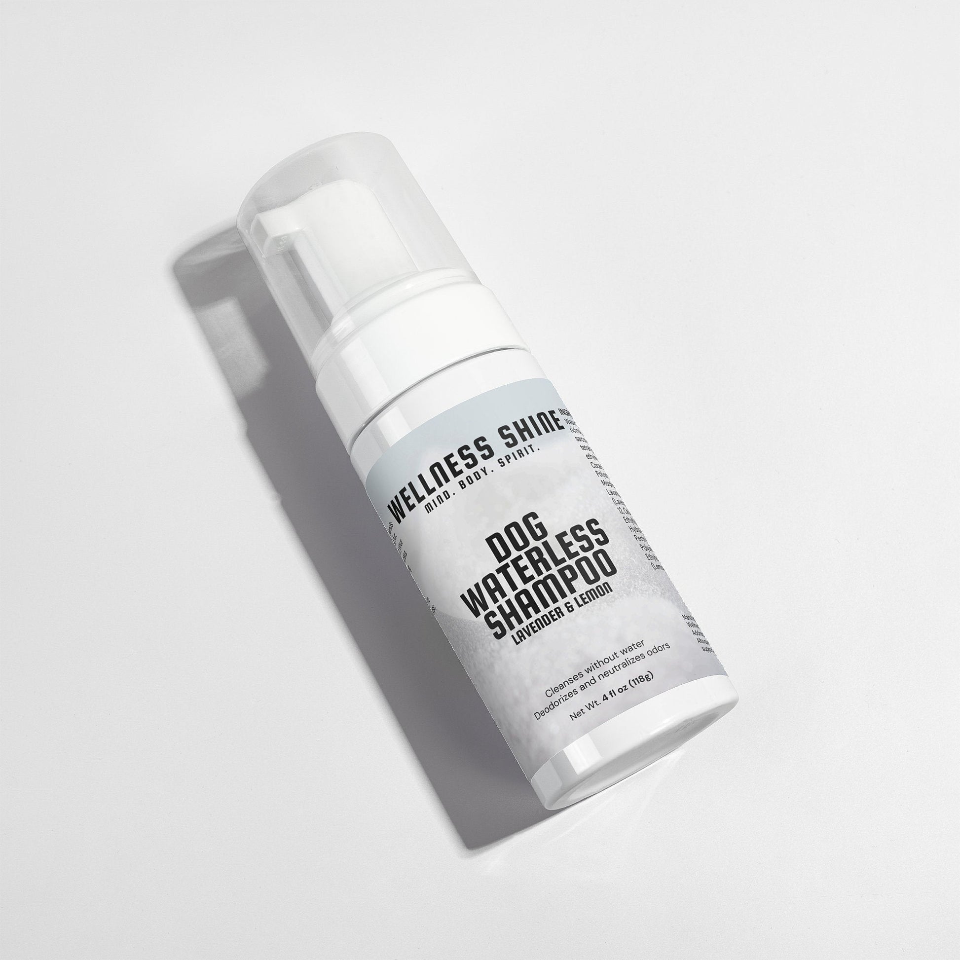 Dog Waterless Shampoo - Deodorizing and Odor Control Dog Care by Wellness Shine - Wellness Shine