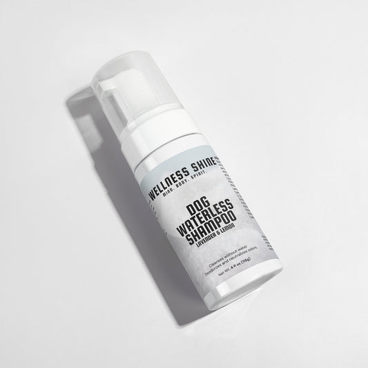 Dog Waterless Shampoo - Deodorizing and Odor Control Dog Care by Wellness Shine - Wellness Shine