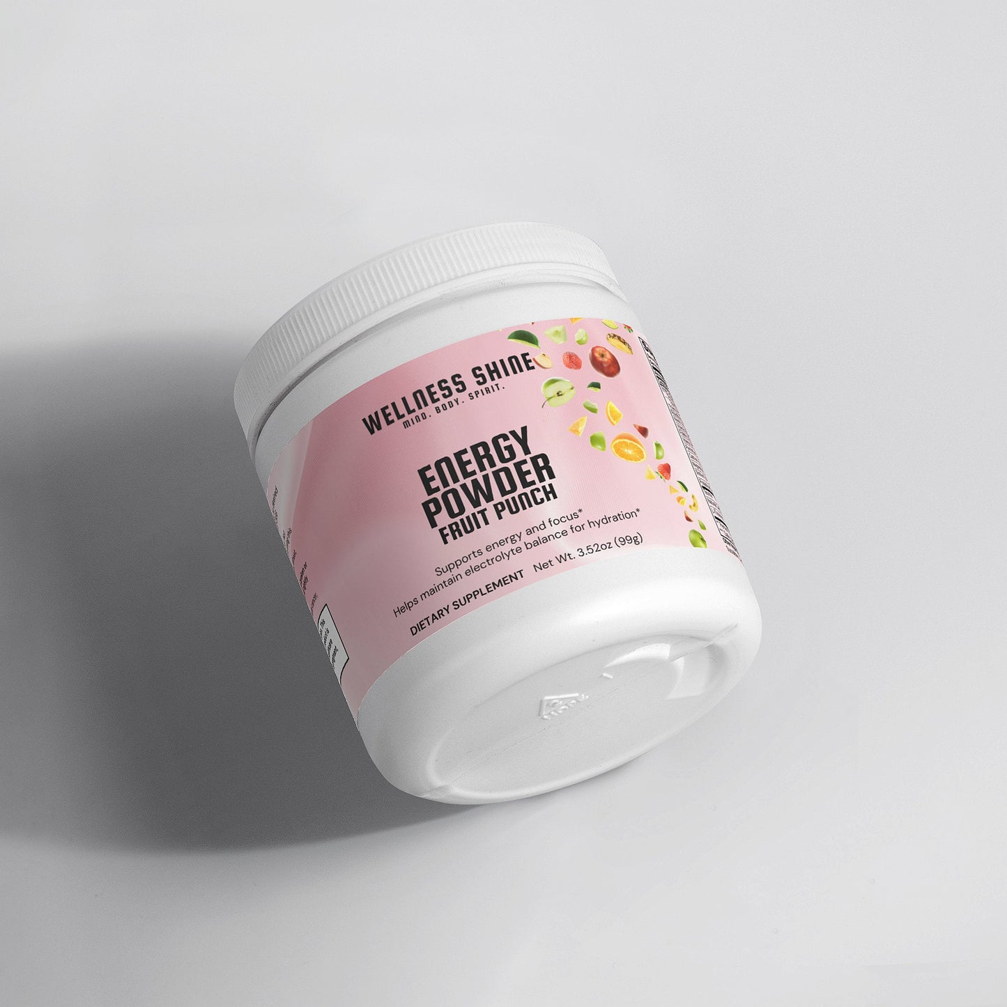 Energy Powder (Fruit Punch) – Energy and Focus Supplement by Wellness Shine - Wellness Shine