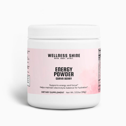 Energy Powder (Guava Berry) - Wellness Shine