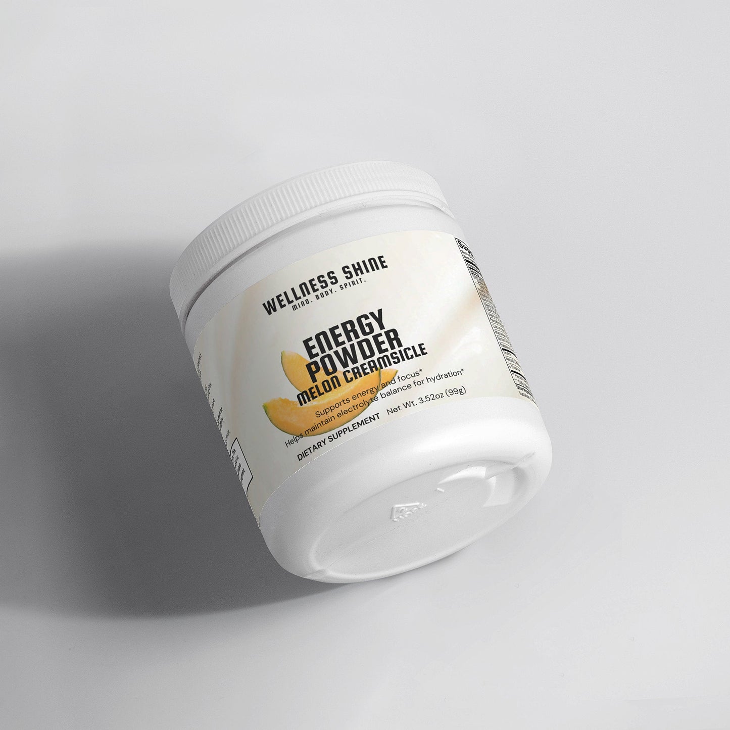 Energy Powder (Melon Creamsicle) – Energy and Focus Supplement by Wellness Shine - Wellness Shine