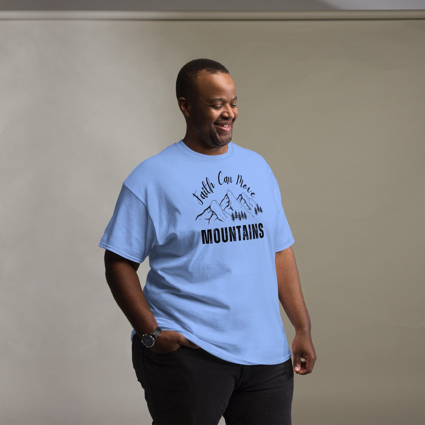 Faith Can Move Christian Shirt, Bible Versed Tee, Gift - Christianity, Christianity Apparel, Jesus - Christian, Christianity Faith Shirt - Wellness Shine