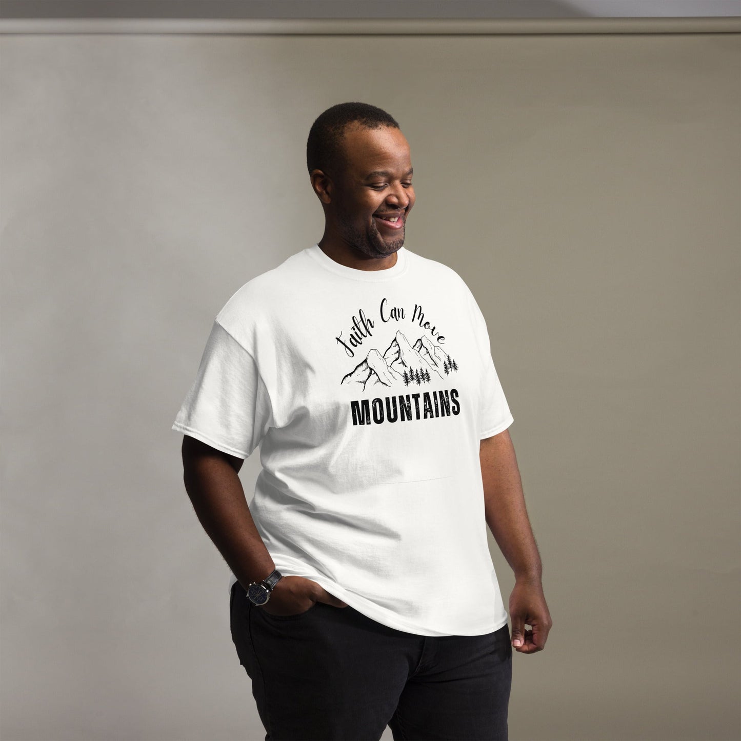 Faith Can Move Christian Shirt, Bible Versed Tee, Gift - Christianity, Christianity Apparel, Jesus - Christian, Christianity Faith Shirt - Wellness Shine