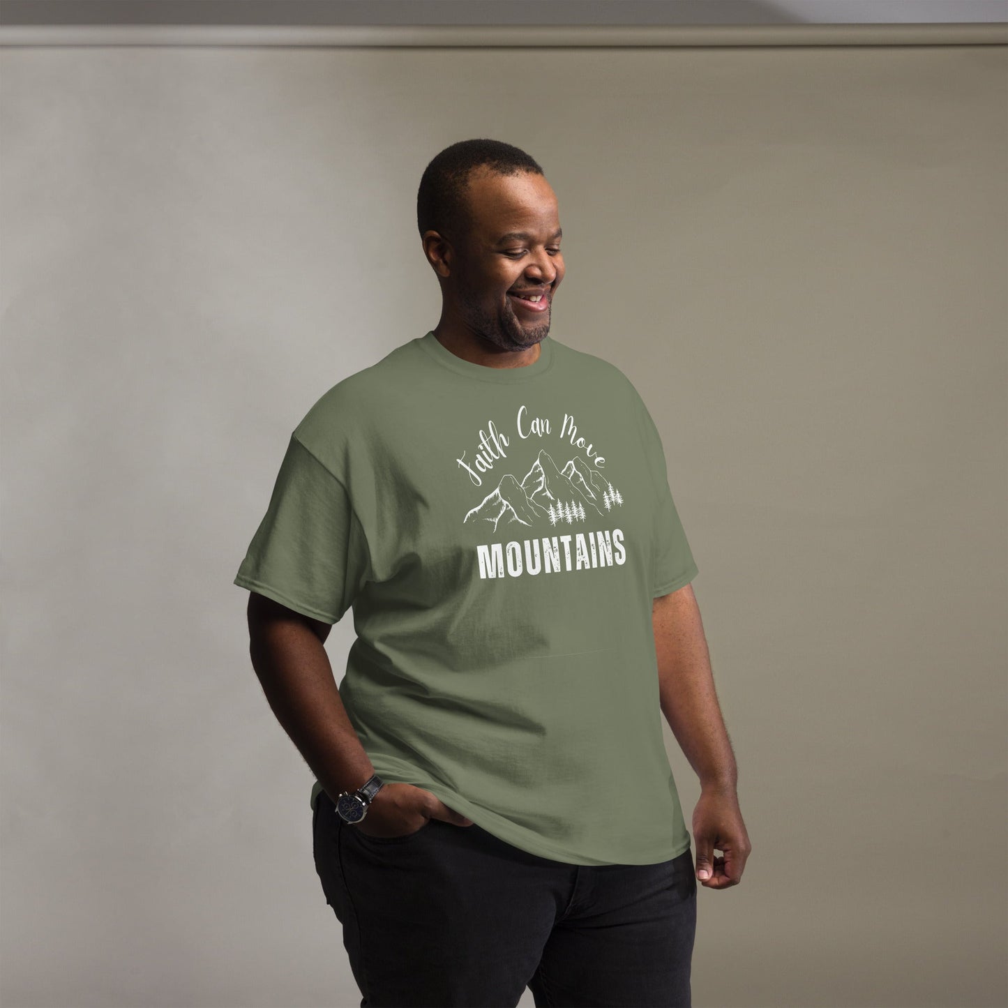 Faith Can Move Christian Shirt, Bible Versed Tee, Gift - Christianity, Christianity Apparel, Jesus - Christian, Christianity Faith Shirt - Wellness Shine