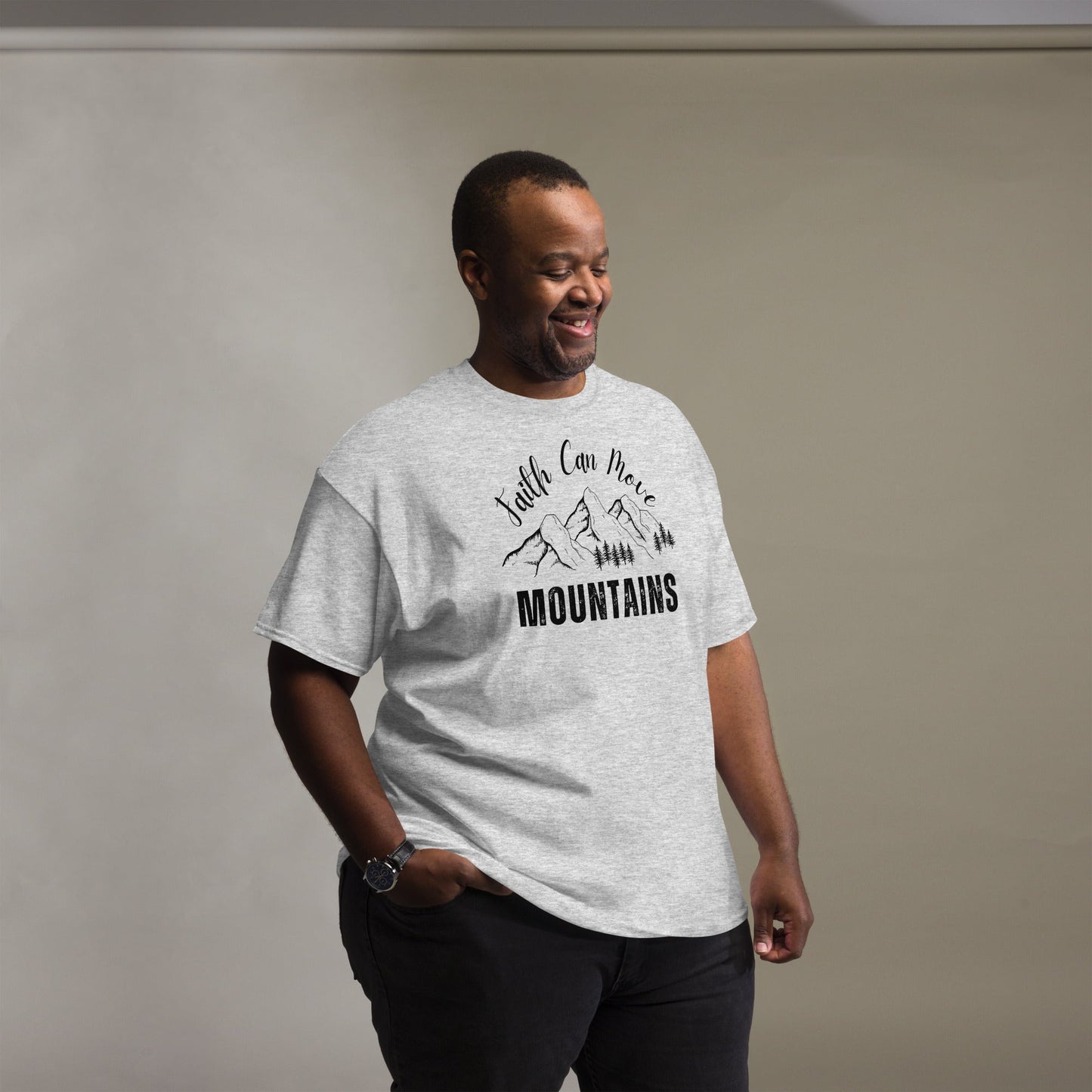 Faith Can Move Christian Shirt, Bible Versed Tee, Gift - Christianity, Christianity Apparel, Jesus - Christian, Christianity Faith Shirt - Wellness Shine