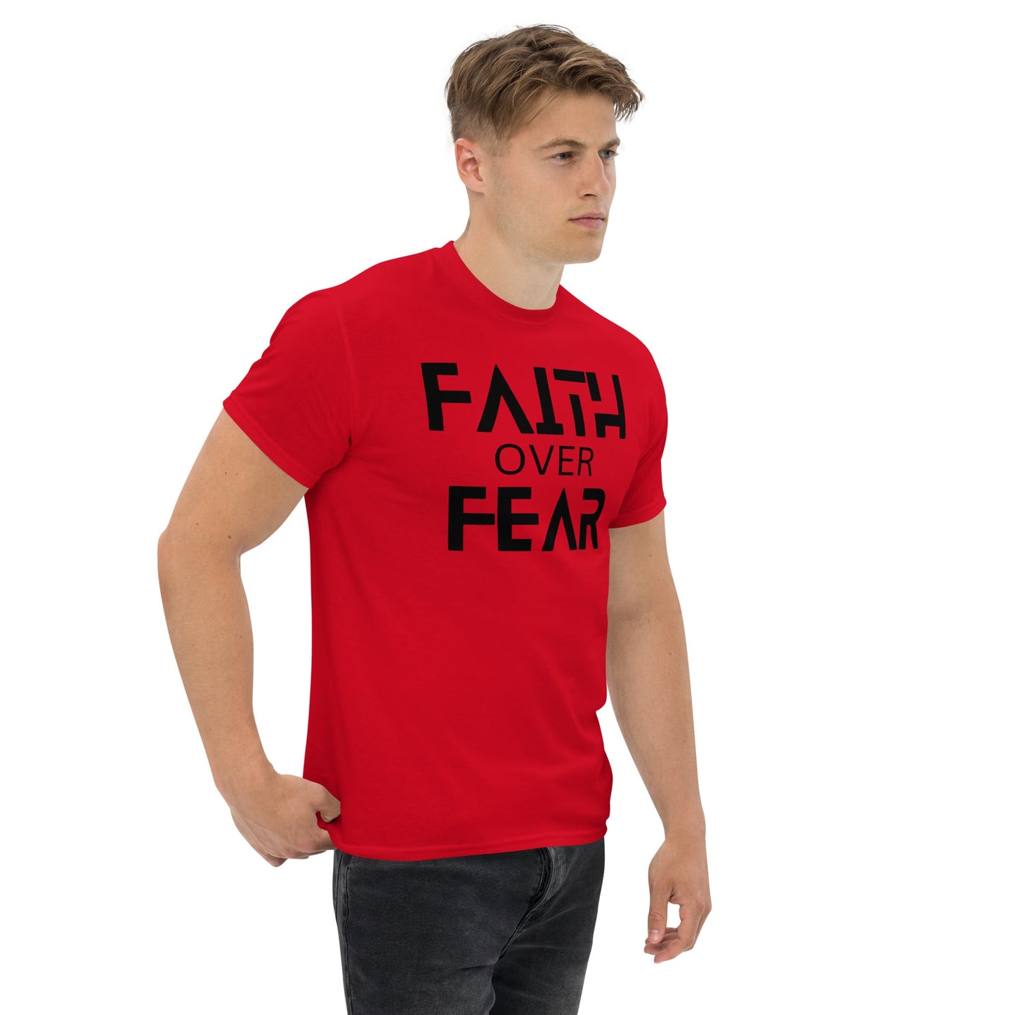 Faith Over Fear Christian Shirt, Bible Versed Tee, Gift - Christianity, Christianity Apparel, Jesus - Christian, Christianity Faith Shirt - Wellness Shine