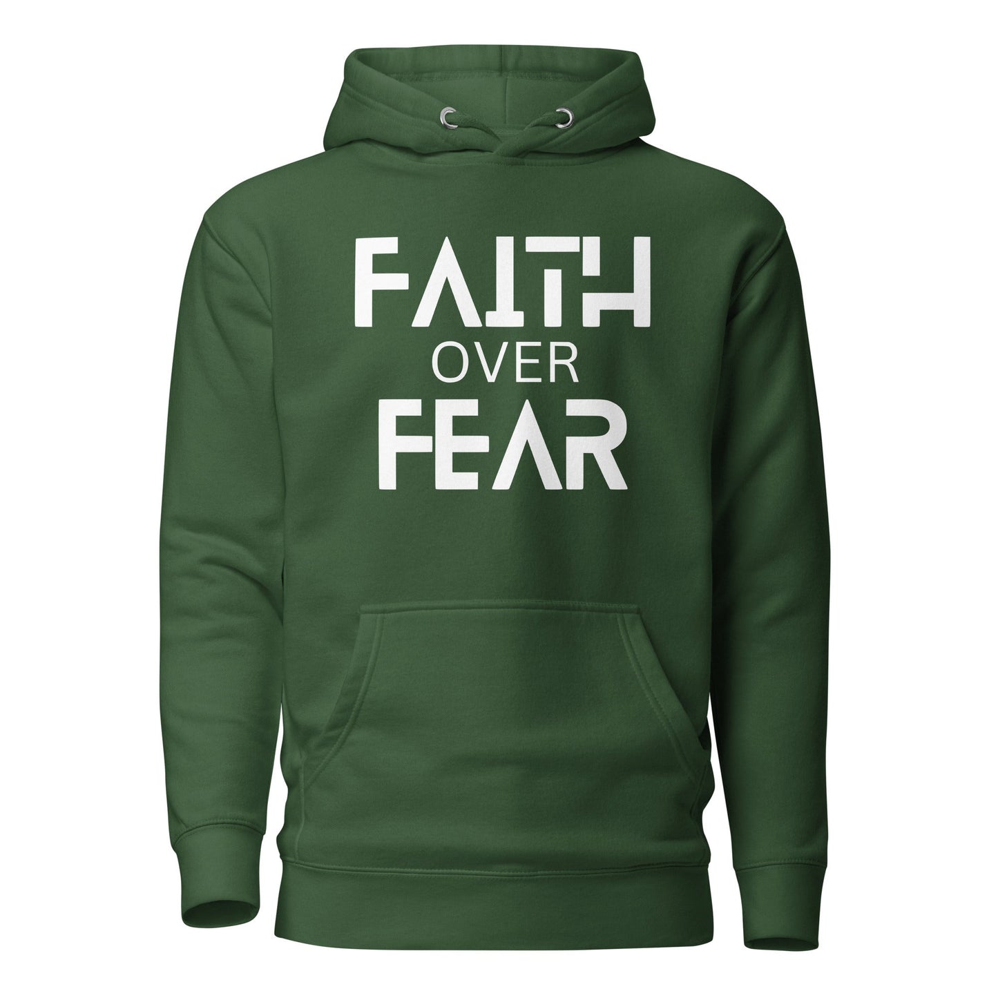 Faith Over Fear Unisex Hoodie - Faith Based Apparel - Wellness Shine - Wellness Shine