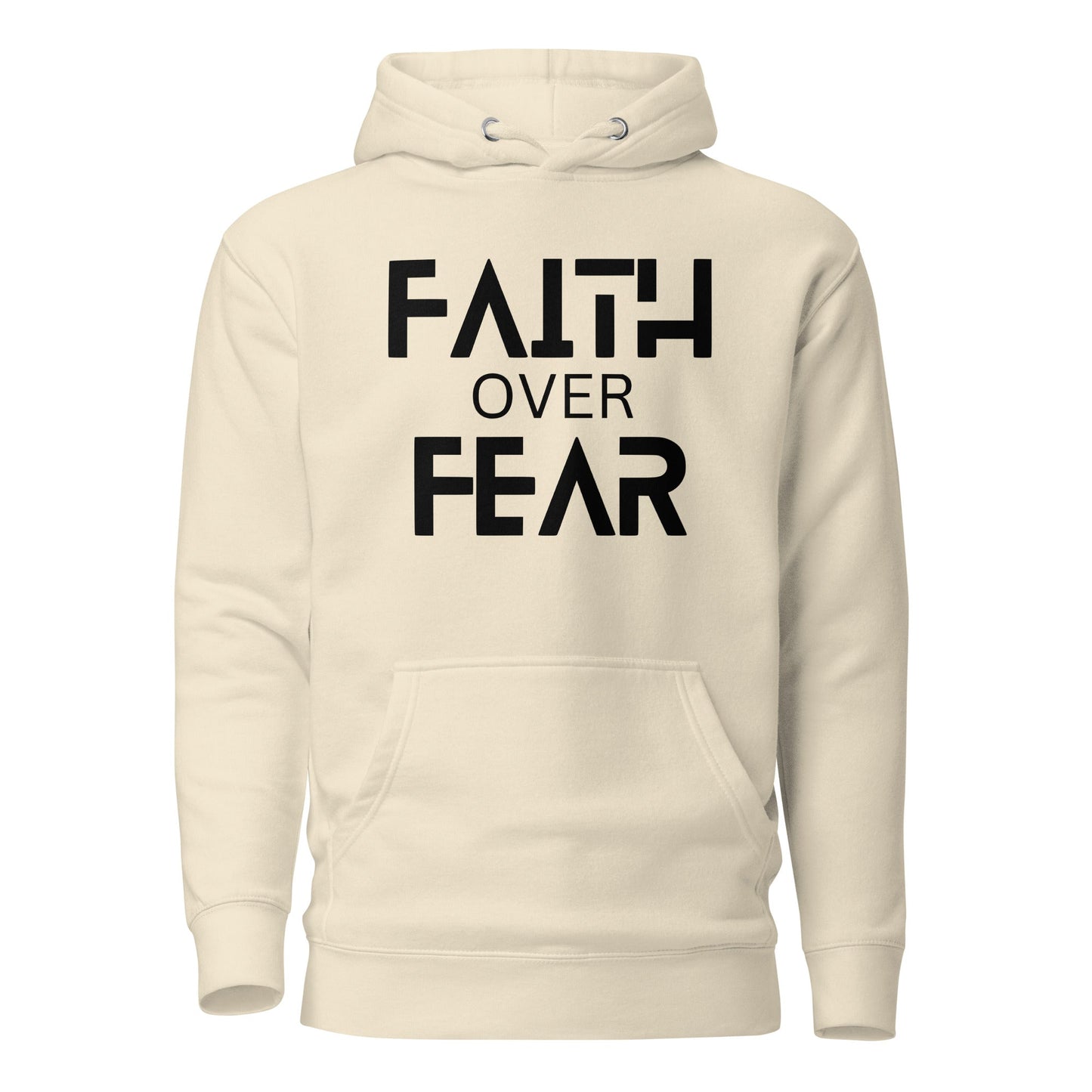 Faith Over Fear Unisex Hoodie - Faith Based Apparel - Wellness Shine - Wellness Shine