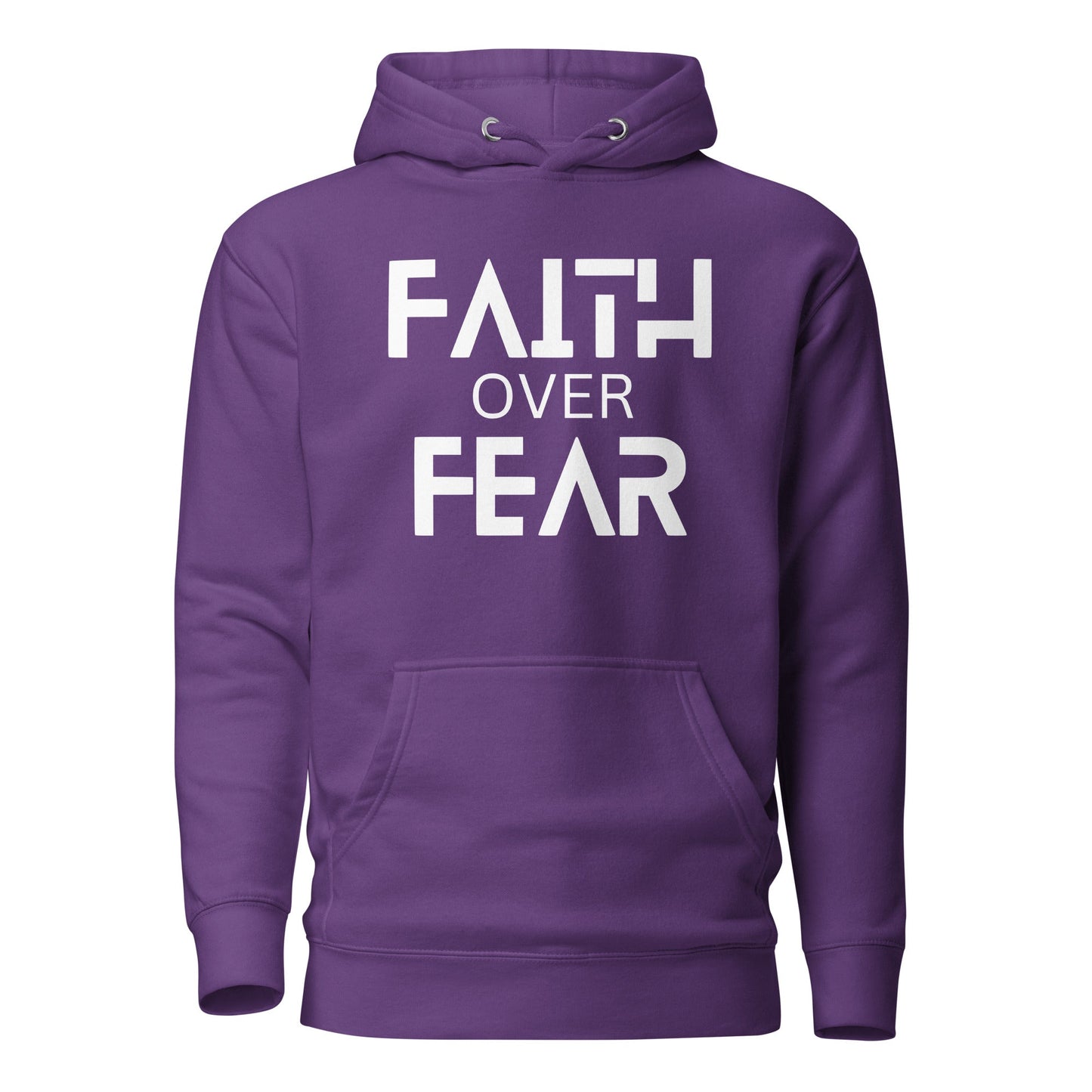 Faith Over Fear Unisex Hoodie - Faith Based Apparel - Wellness Shine - Wellness Shine