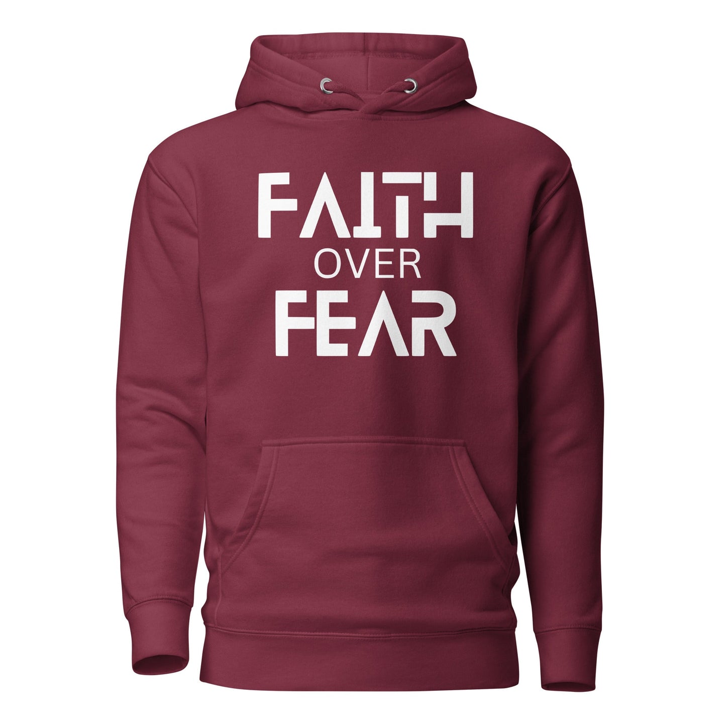 Faith Over Fear Unisex Hoodie - Faith Based Apparel - Wellness Shine - Wellness Shine