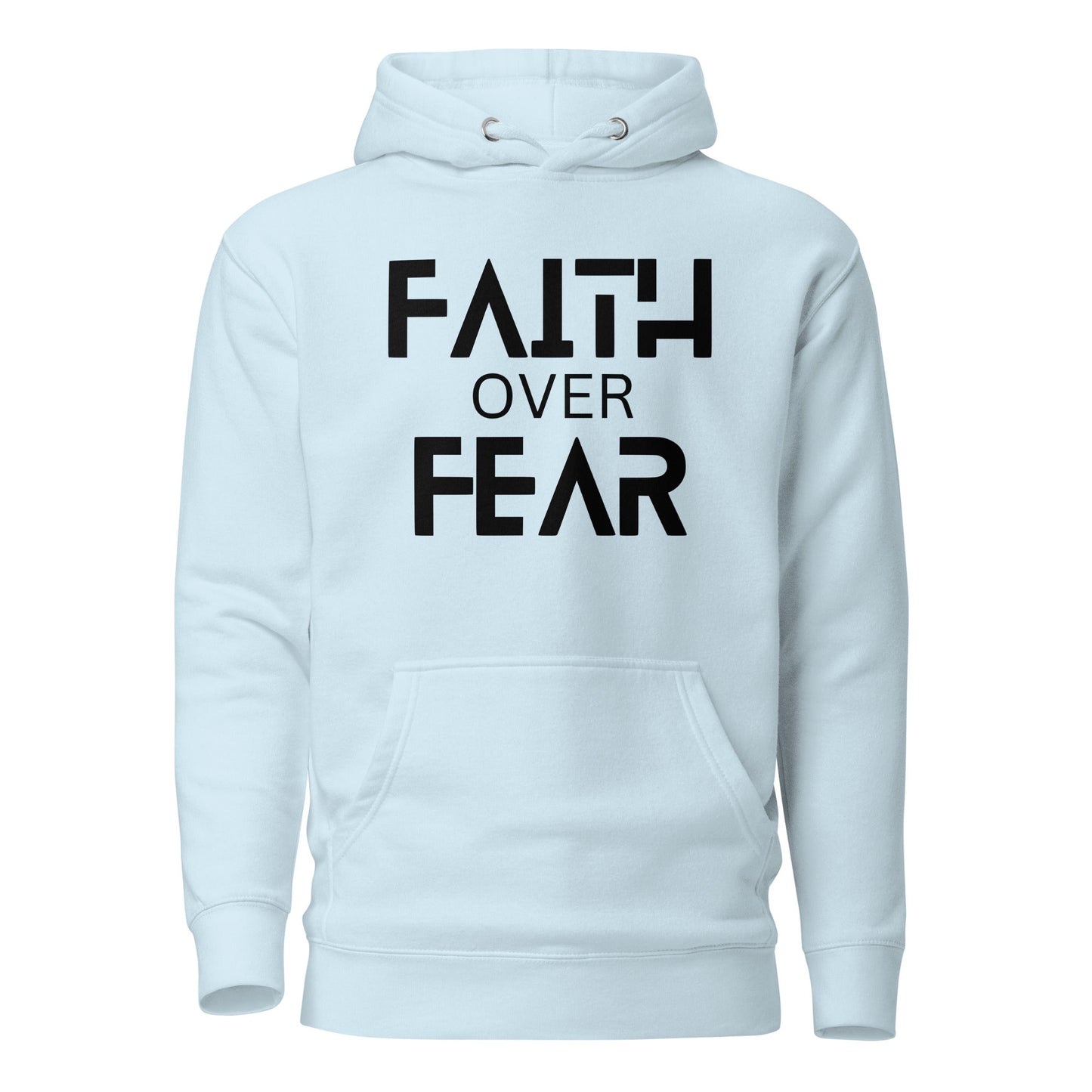 Faith Over Fear Unisex Hoodie - Faith Based Apparel - Wellness Shine - Wellness Shine