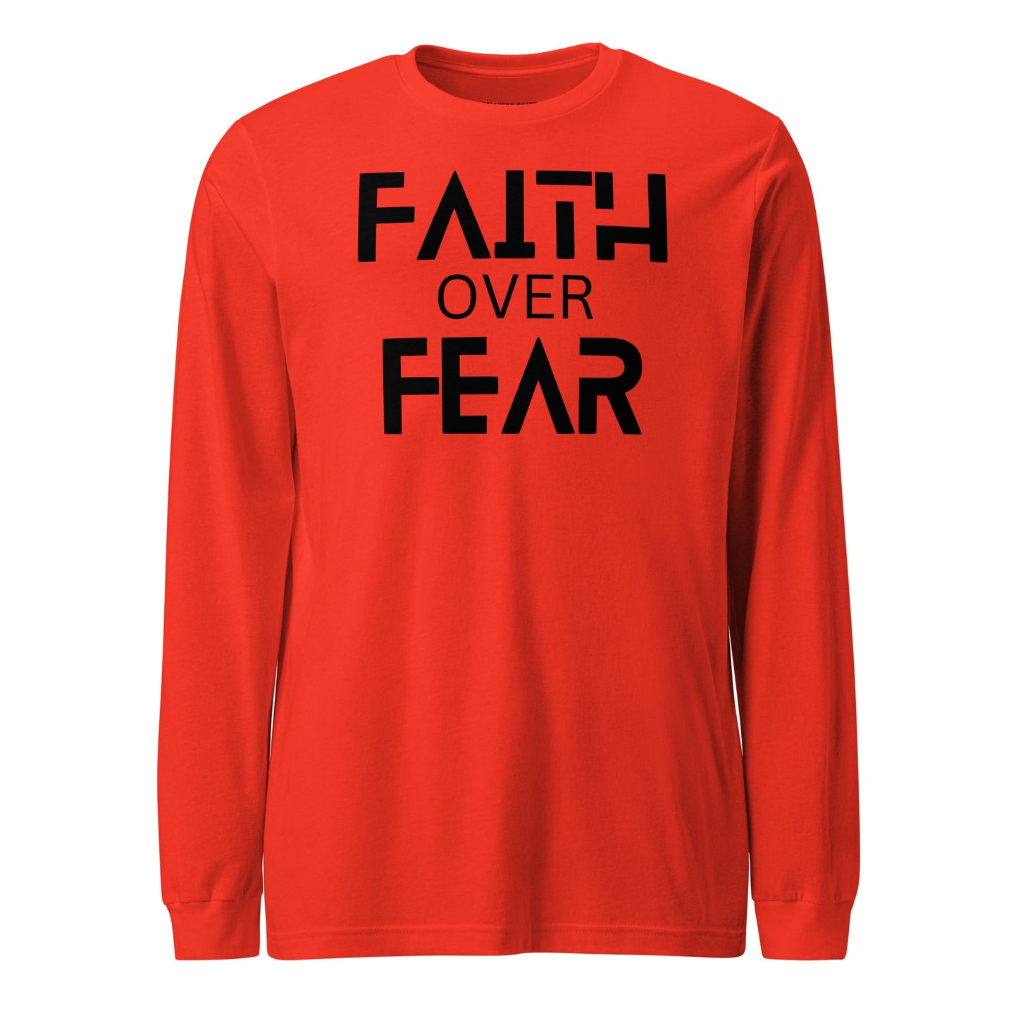 Faith Over Fear Unisex Long Sleeve Tee - Faith Based Apparel - Wellness Shine - Wellness Shine