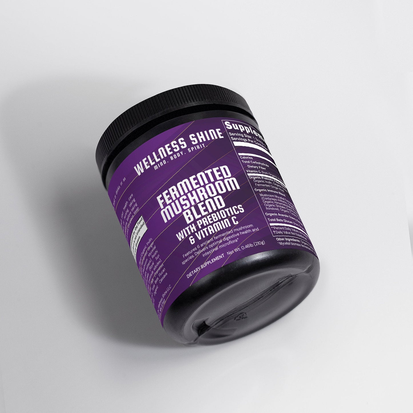 Fermented Mushroom Blend – Immune Support by Wellness Shine - Wellness Shine