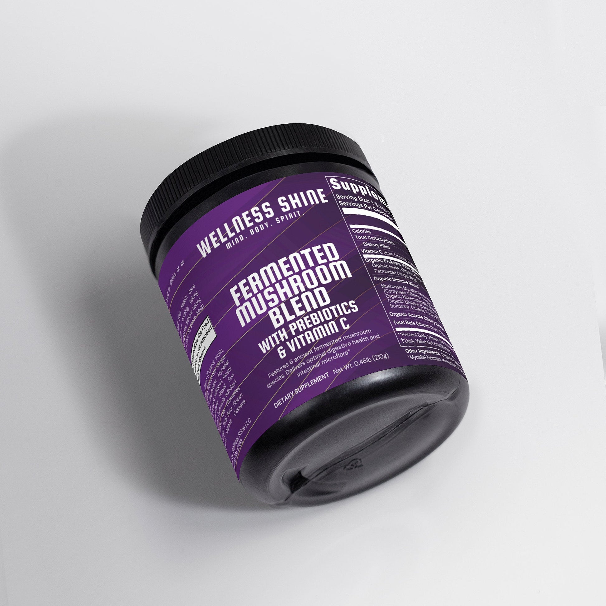 Fermented Mushroom Blend – Immune Support by Wellness Shine - Wellness Shine