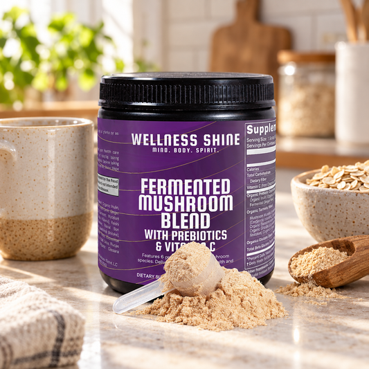Fermented Mushroom Blend lifestyle
