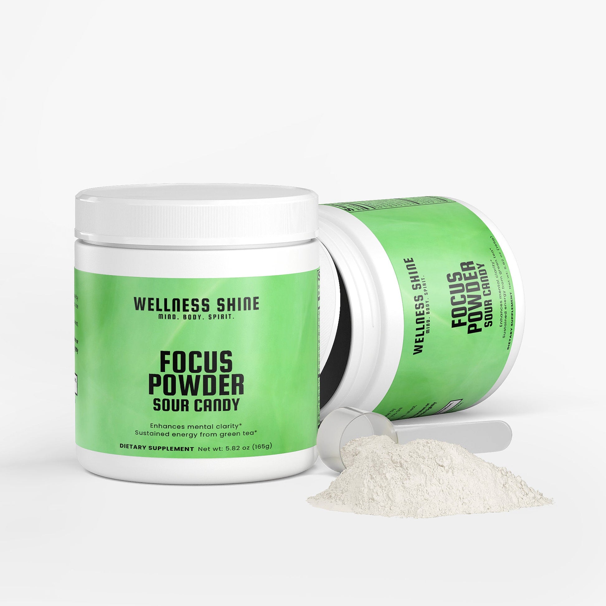 Focus Powder (Sour Candy) – Cognitive Support Supplement by Wellness Shine - Wellness Shine