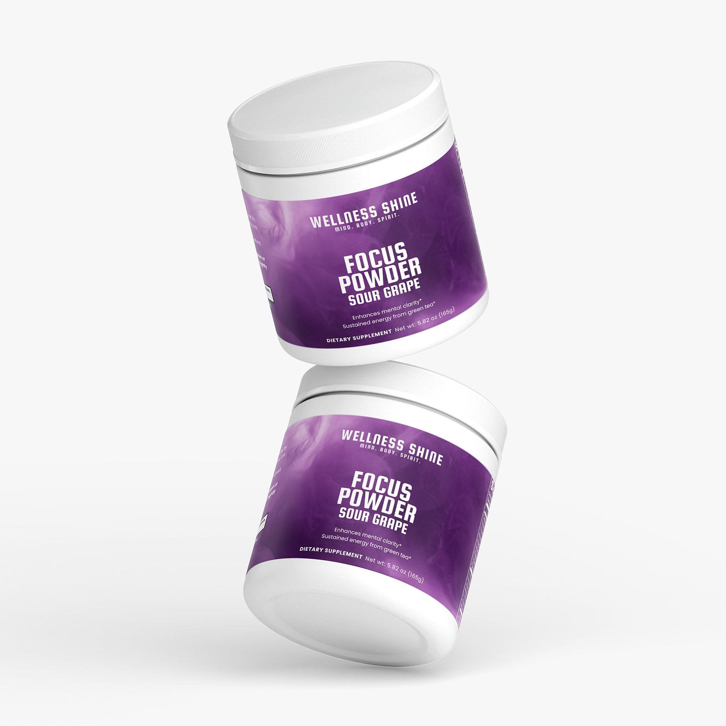 Focus Powder (Sour Grape) – Cognitive Support Supplement by Wellness Shine - Wellness Shine