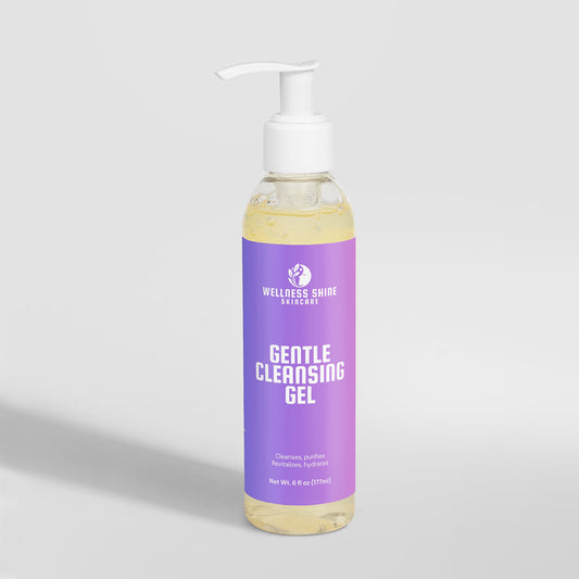 Gentle Cleansing Gel - Hydrating, Moisturizing and Refreshing Skin Care by Wellness Shine - Wellness Shine