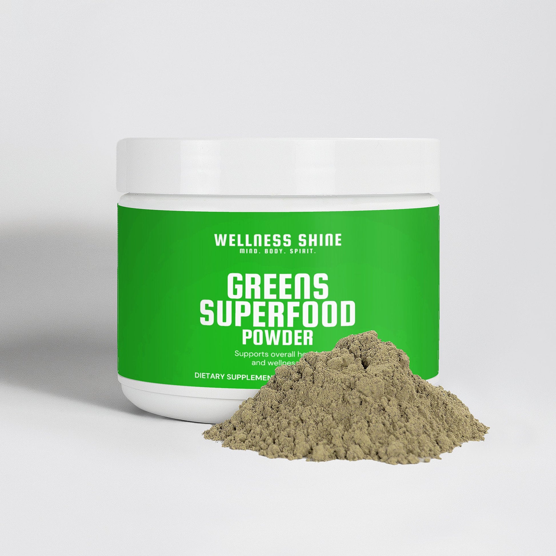 Greens Superfood – Overall Health and Wellness Supplement by Wellness Shine - Wellness Shine